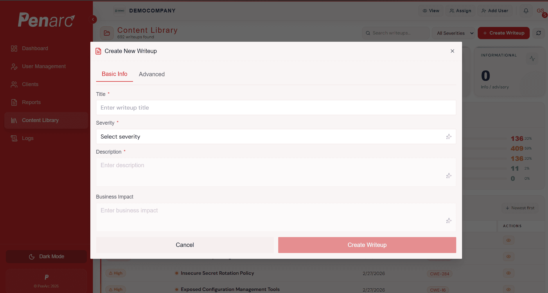 Content Library writeup detail
