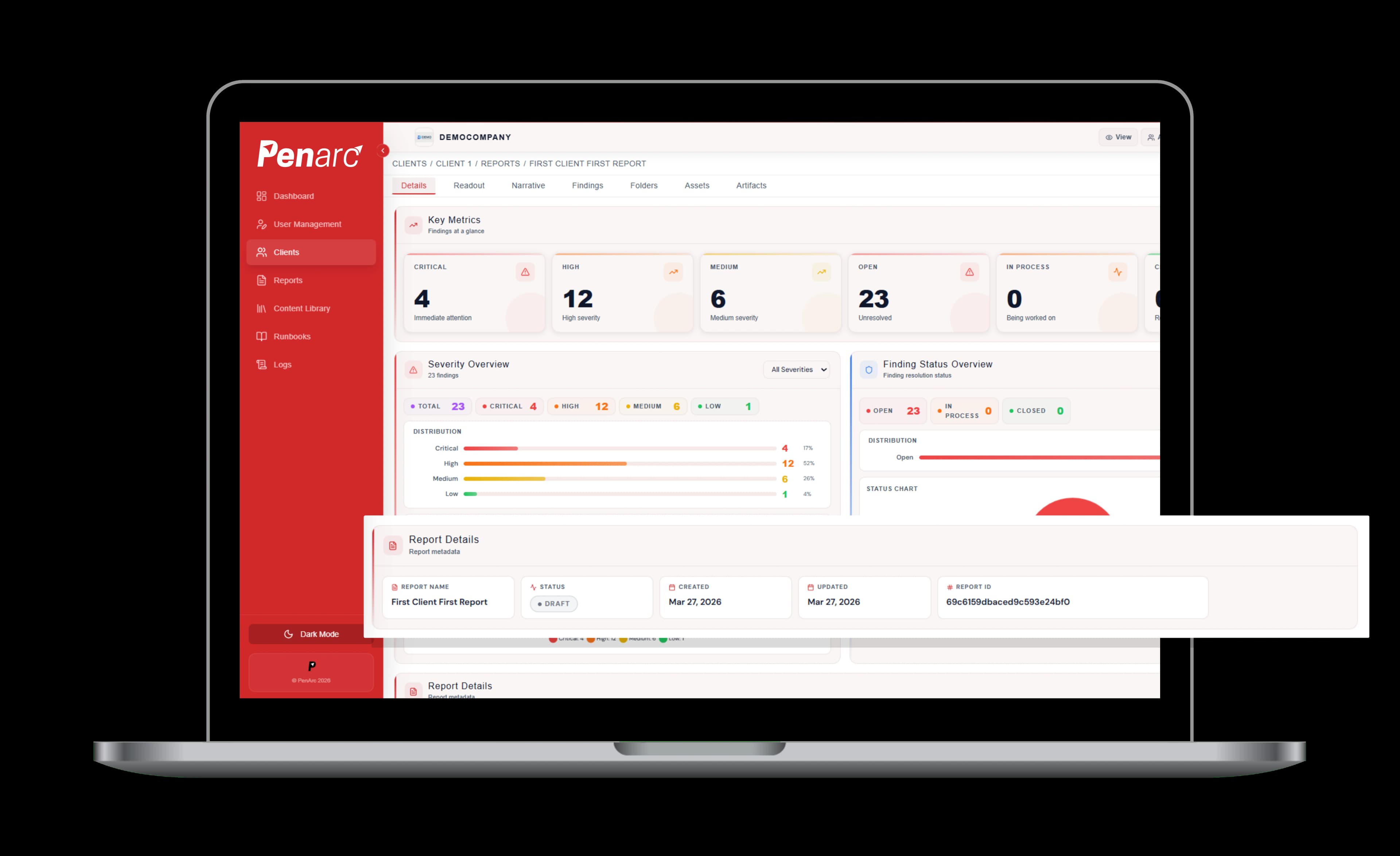 Easy Report Tracking.
